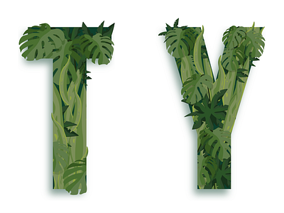 Plant typography