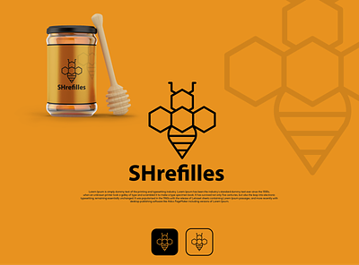SHrefilles brand branding fiverr identity illustrator logo minimal typography ux vector