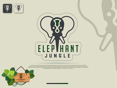 Logo Elephant Jungle