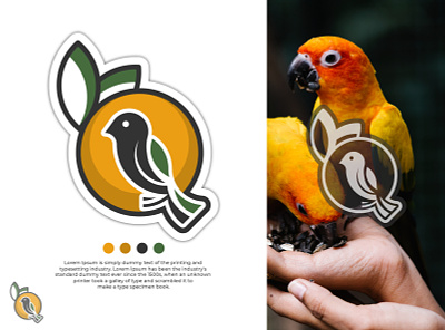 Bird Logo brand branding design fiverr identity illustration illustrator logo minimal typography vector