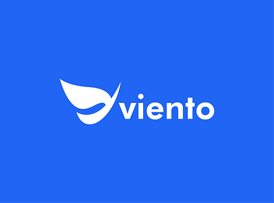 Viento Logo Design brand branding design fiverr identity illustration illustrator logo minimal ui