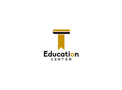 Education center artwork brand design flat icon illustrator lettering logo mark marketing minimal print seo typography