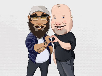 Dradcast Podcast Website brand carictature character characterdesign funny graphic illustration podcast vector