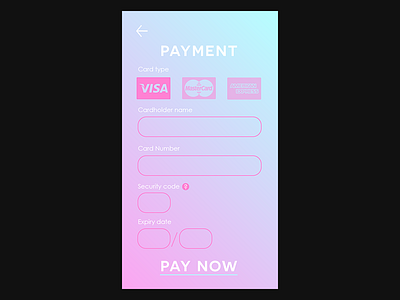 Daily UI Challenge - #2 Credit Card Checkout