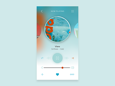 Daily UI Challenge - #9 Music Player