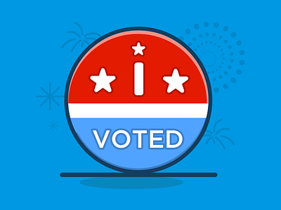 I Voted sticker