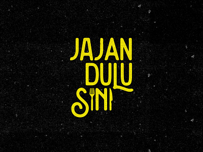 Jajan Dulu Sini - Foodmarket branding design logo typography