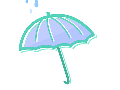 Umbrella. (4/100 days) 100 day project 100dayproject drawing illustration sketch umbrella