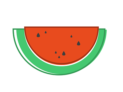Watermelon (5/100 days) 100 day project 100dayproject design digital drawing exploration illustration illustrator practice sketch