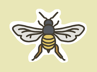 Bee (24/100 days) 100dayschallenge 100daysproject illustration procreate