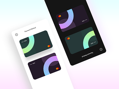 Debit card concept adobe xd app app design banking debit card design gradient design mastercard payment app ui ux design uidesign uiux