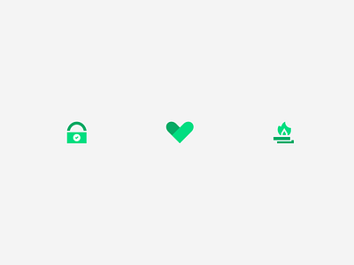 Cryptocurrency UI icons branding cryptocurrency green icons landing trading website