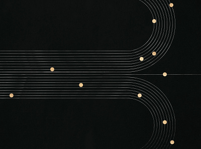 Lines Inspired by Aboriginal Art No.1 aboriginal black black and white branding conference design film gold foil gritty line art line artwork lines paper texture texture