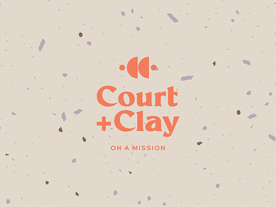 Court + Clay Branding branding ceramic ceramics clay colors geometric jewelry jewelry logo logodesign muted natural nature texture wordmark