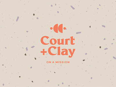 Court + Clay Branding branding ceramic ceramics clay colors geometric jewelry jewelry logo logodesign muted natural nature texture wordmark