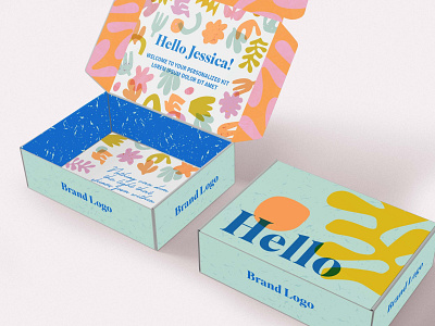 Period Kit for Young Girls box brand branding cheeky design geometric girls illustration packaging period shapes texture