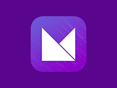 Momentium app icon app icon momentium purple power