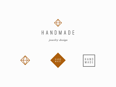 Geometric Logo branding brown design geometric logo shape studio