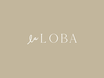 La Loba Swimwear Logo Variation