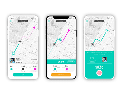 Taxi-hailing app