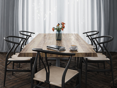 3D Interior Visualization | Dining Room Render