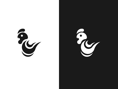 Chicken + Fire animal brand identity branding design for sale icon illustration logo logo design mark symbol symbol design vector