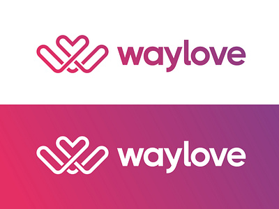 Waylove Logo brand design brand identity branding design for sale icon logo logo design love symbol