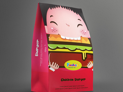 Food Packaging Design branding illustration kids package design vector