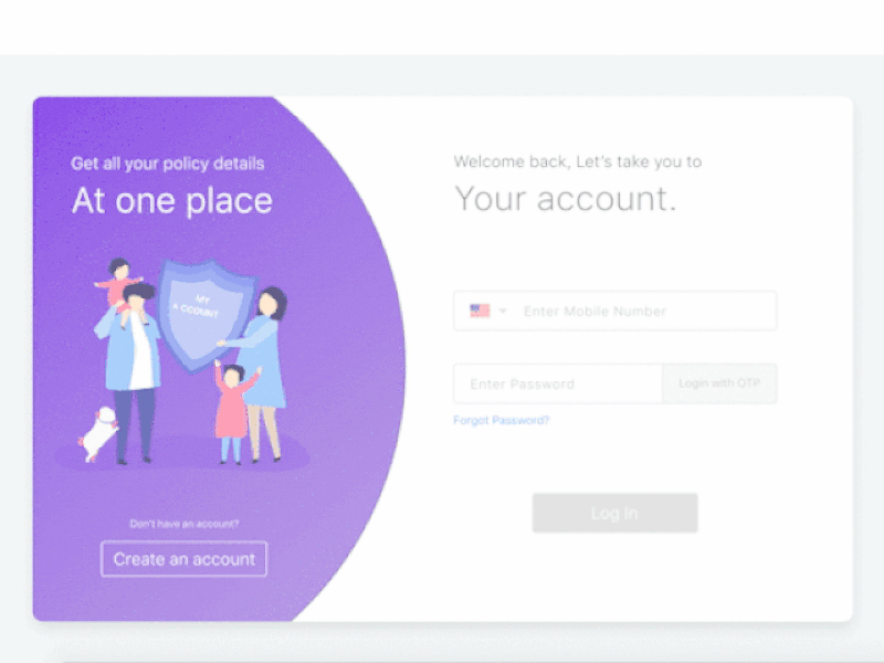 Login Page login design ui