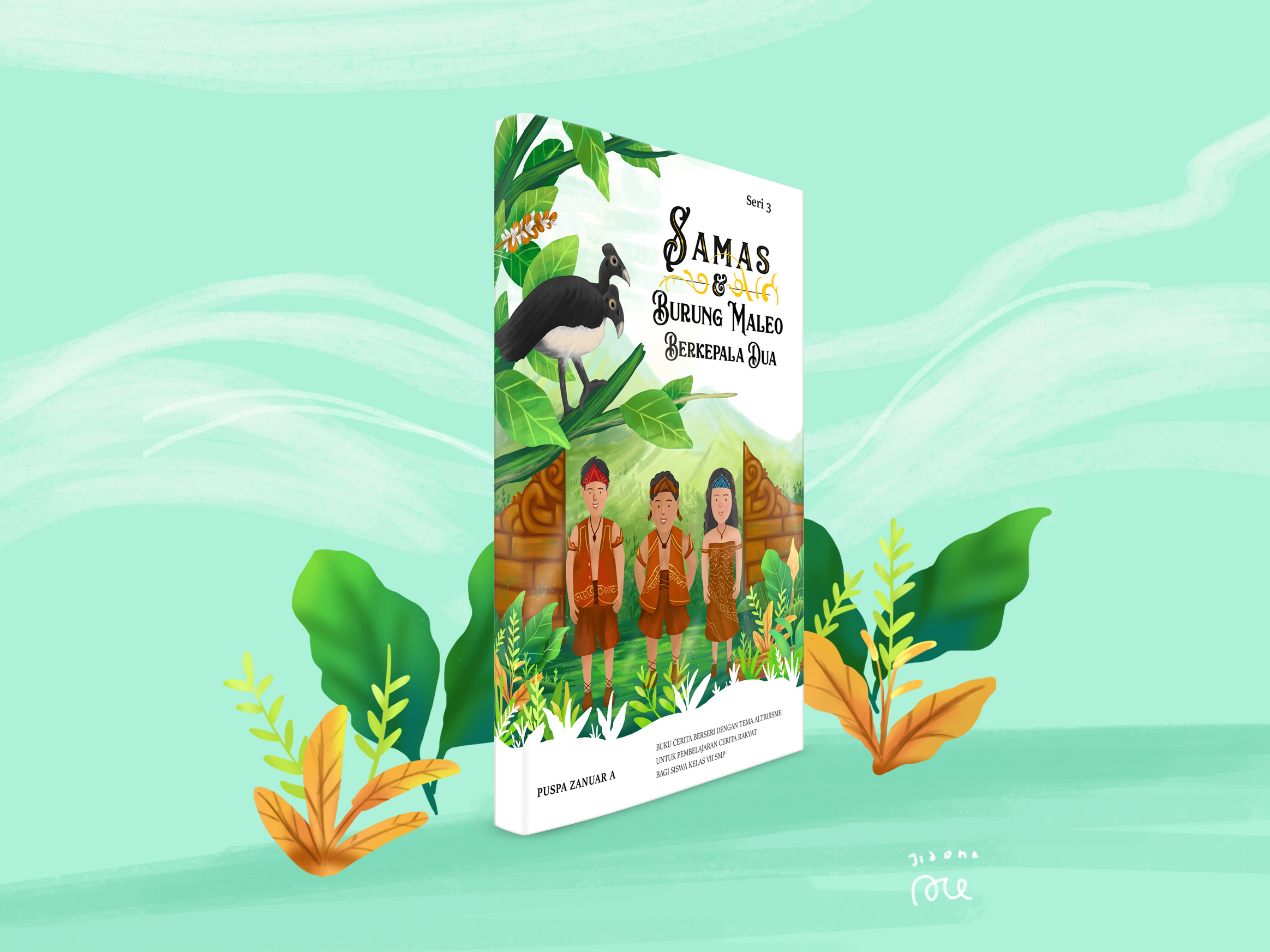 Children Book Samas Dan Burung Maleo Berkepala Dua By Aji
