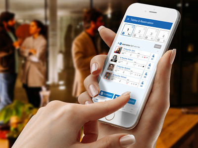 Tables & Reservation UI android app mobile user inteface uxpin