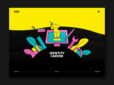 Agency Landing Page | SVG Animations | Freebies 2d agency animation asim branding content das design free freebies ideas identity illustration landing logo motion graphics page svg ui writting