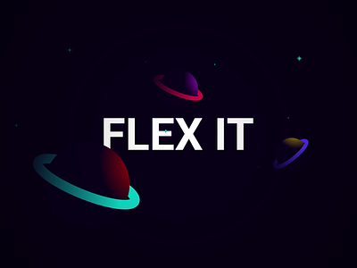Flex it | SVG Animation 2d animation asim branding das flex illustration it logo motion graphics ui