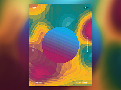 Poster 001 by NyteDZN abstract colorful daily design illustration photoshop poster posterart posterdesign trend