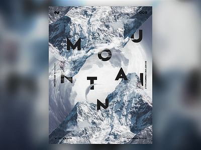 005__- abstract daily design fantasy fantasyart landscape mountain photoshop poster posterdesign typografy