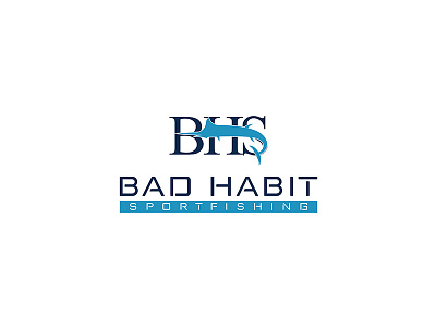 Bad Habit Sportfishing Logo identity illustrator