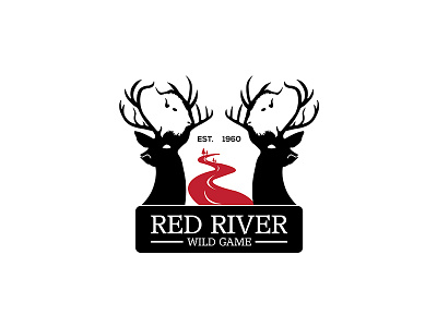 Red River Wild Game Logo identity sorowar40