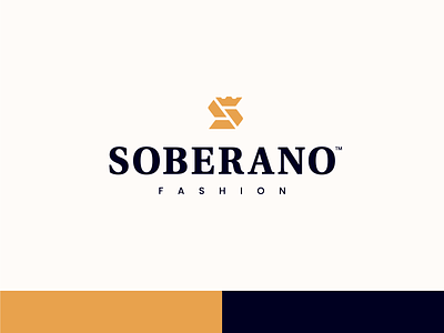 Soberano - Logo design branding crown logo design elegant logo fashion brand logo logo design logodesign logotype luxury logo