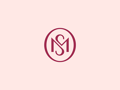 SM - Monogram design elegant logo logo logo design logotype mark minimal monogram monogram logo vector