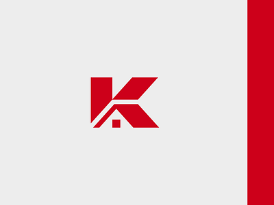K + House - Logo mark design home house icon letterk logo logodesign logotype mark minimal realestate