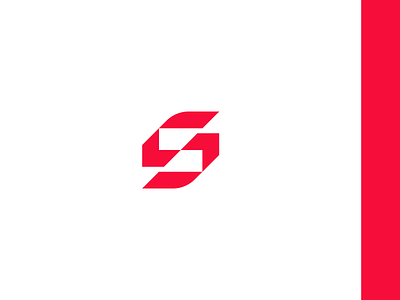 Letter S + Arrows - Logo mark