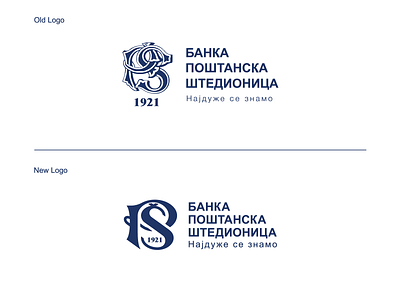 Postal Saving Bank of Serbia - Logo redesign