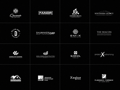 LogoFolio Vol. 01 adobe brand identity branding color icon illutrator logo logodesign logodesigner illustration brand logomark logotype logotypes mark symbol icon symbols typeface typogaphy typography