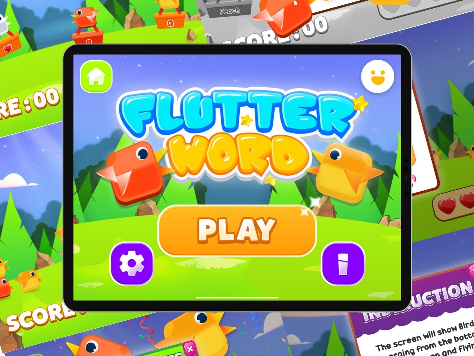 Flutter Word Game Design by Wajahat Sheikh on Dribbble