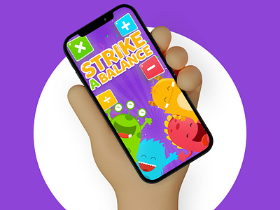 Strike A Balance Game UI app design artist daily challange game gamedesign graphic design ui designer uidesign userinterface