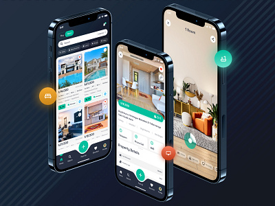 Real Estate App app design daily challange design illustration logo ui ui app ui designer uidesign userinterface