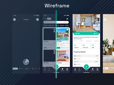 Real Estate App behance case study daily challange design designer dribbble mockup ui ui designer uidesign uiux userinterface