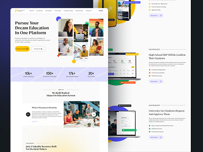 Edtech Website Design