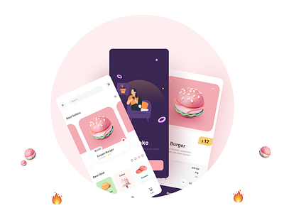 Fast Food app UI design