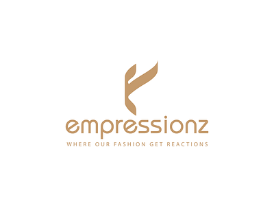 Empressionz brand identity design creative logo dribbble logo fashion logo flat logo minimal logo typography